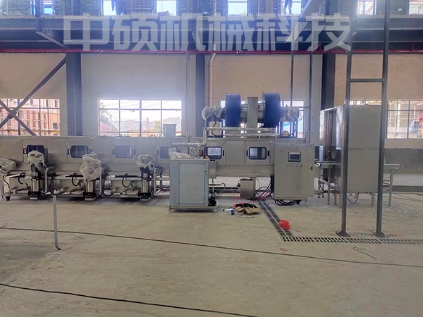 廣東普寧周轉(zhuǎn)箱清洗機疊盤機